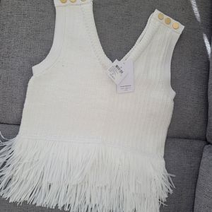 Club Monaco Champagne Colored Top